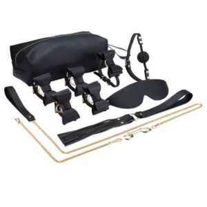 Elegant Kink 21-Piece BDSM Leather Play Set - Image 3