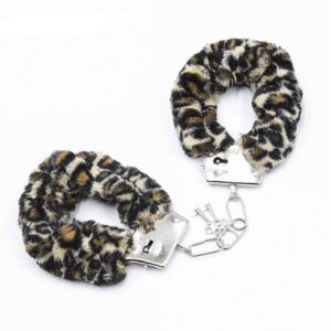 Leopard Hand Cuffs & Ankle Cuffs Set