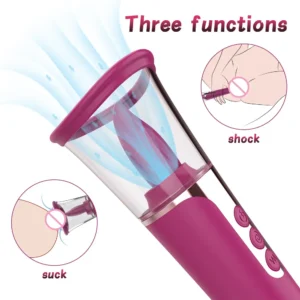 3-in-1 Clit Vagina Pump Vibrator for Women - Image 3