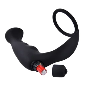 Alluring Vibrator Anal Plug With Ring Silicone - Image 4