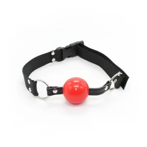 Naughty PVC Red Rubber Ball Gag