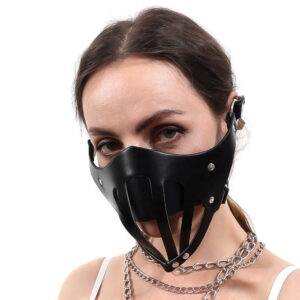 Leather Harness Cosplay Mask