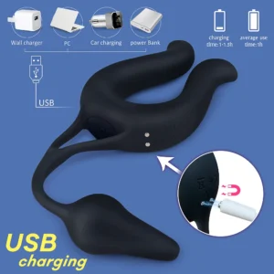 Todas Vibrator Cock Ring & Vibrator Butt Plug - Image 4