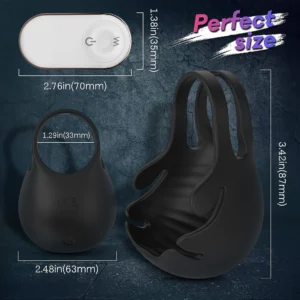 Mens Balls Nest Vibrator Cock Ring - Image 4