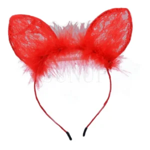 Fox Tail Anal Plug Set ( Red + White ) - Image 4
