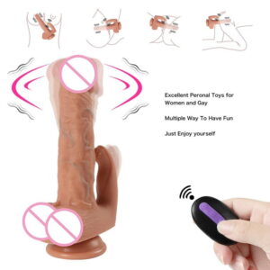 Vigor Vibrating Wireless Dildo - Image 3