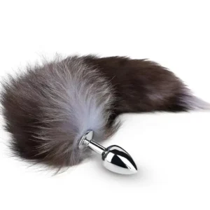 Fox Tail Unusual Metal Booty Plug - Image 5