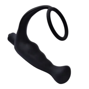 Alluring Vibrator Anal Plug With Ring Silicone - Image 3