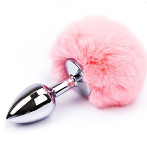Fluffy Rabbit Tail Butt Plug - Image 4