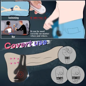 Mens Balls Nest Vibrator Cock Ring - Image 3