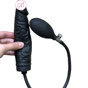 Medium Size Silicone Inflate-able Butt Plug