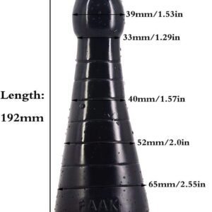 Lube Big Anal Plug Anus Massage