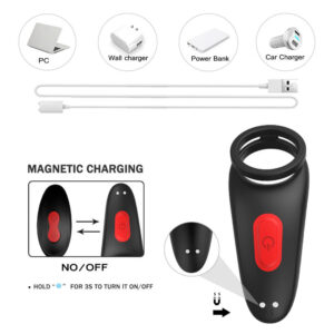 Mens Vibrating Cock Ring Remote Controlled - Image 7