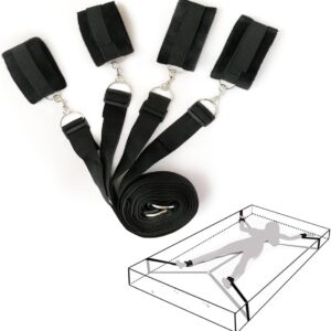 Restrained Revelations 10-Piece Bondage Set for BDSM Newbies, Passionate Playtime, black, red, pink, purple - Image 16