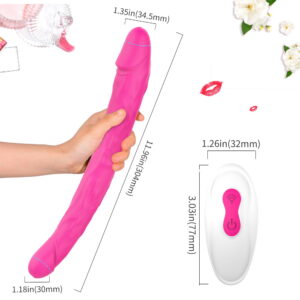 Double Ended Vibrating Dildo (with Remote) - Image 2