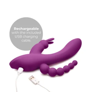 Joker 3 in 1 G-Spot Rabbit Vibrator - Image 6
