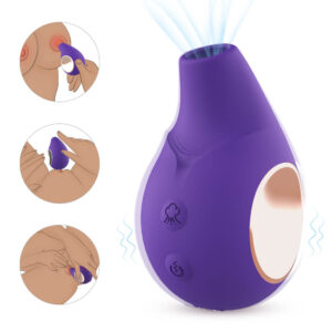 Gushing George Super Sucking Vibrator