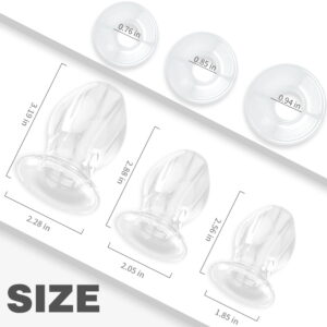 Gape Kings Transparent Hole Stretcher 3 Pack - Image 3