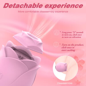 Sucking Flower 2 Rose Shaped Vibrator - Image 6