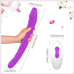 Double Ended Vibrating Dildo (with Remote) - Image 9