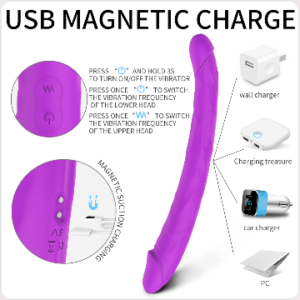 Double Ended Vibrating Dildo (with Remote) - Image 4