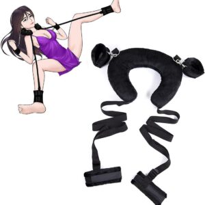 Tied Pillow Restraint for Bondage, Super Magic Love, color black
