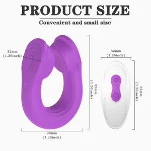 HarmonyJoy Dual-Action Vibrator and Cock Ring - Image 9