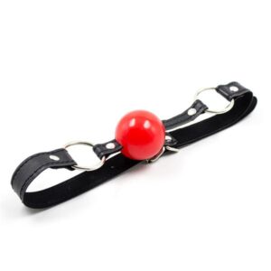 Naughty Leather Ball Gag - Image 2
