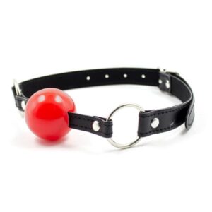 Naughty Leather Ball Gag - Image 3