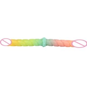 Rainbow Unicorn Double Ended Dildo - Image 5