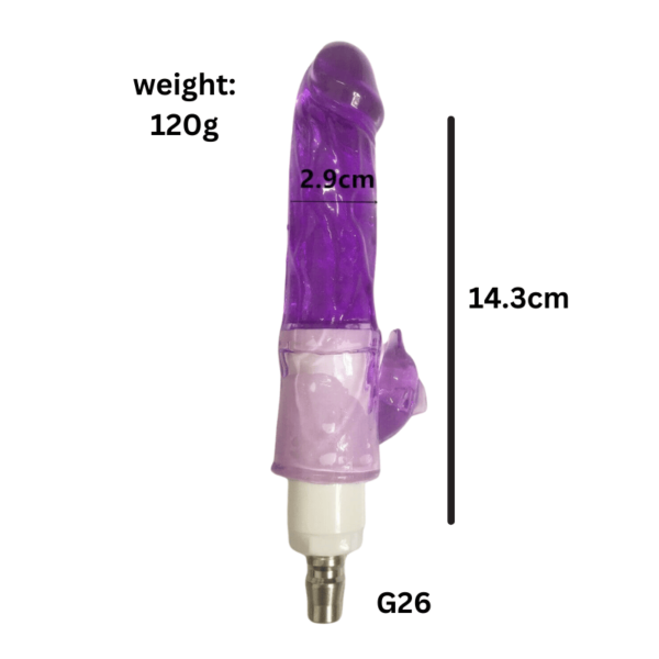 Purple Jelly Dildo Sex Machine Purple Jelly Dildo Sex Machine