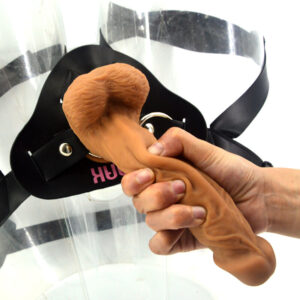 Dildo - Skinny Sammy's Black Double Layer Dildo 7x1.47 inch - Image 1