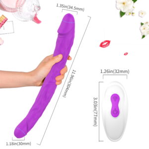 Double Ended Vibrating Dildo (with Remote) - Image 1