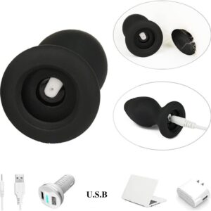 White Fluffy Anal Plug - Image 3