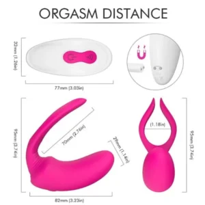 Couples Anal Toy with Vibrator Cock Ring - Image 11