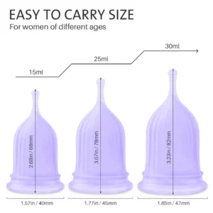 Menstrual cup, 3 size - Image 3