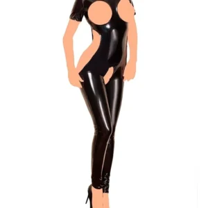 Sexy Black Elastic clothing - Full Body - Image 2