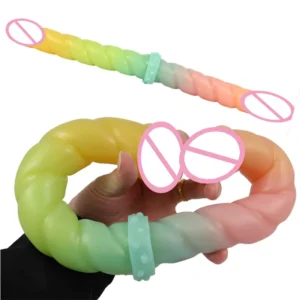 Rainbow Unicorn Double Ended Dildo - Image 6