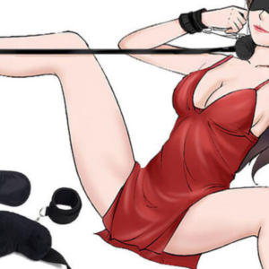 Tied Pillow Restraint for Bondage, Super Magic Love, color black - Image 8