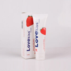 LoveKiss Strawberry Lubricant 100ml Lube - Image 6