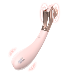 PINWHEEL VIBRATOR - Pink & Black - Image 4