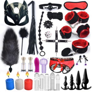 BDSM Beginner Set Red 33pcs - Image 1