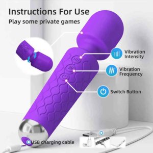 Wand Massage Head Vibrator - Image 3