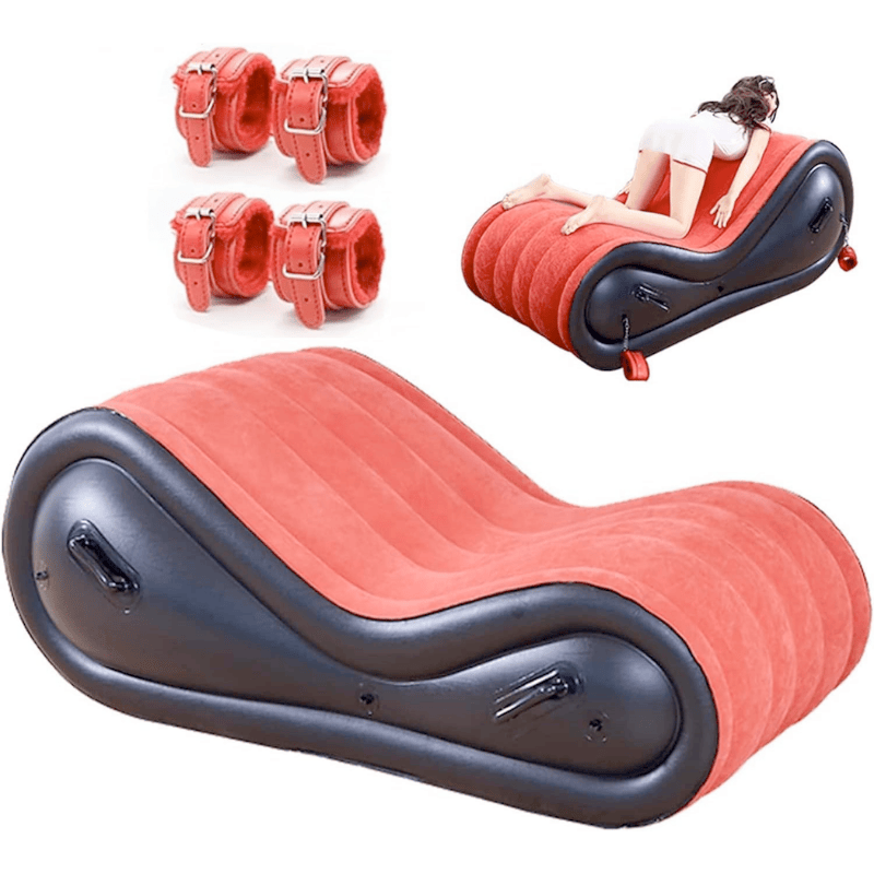 Inflatable Sex Couch With Bondage Straps